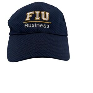 Hit Wear FIU Business Florida International University Navy Mesh Hat Cap OSFM